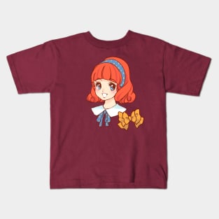 Bow Tie Girl Kids T-Shirt